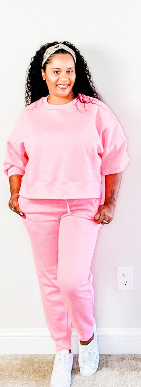 The Bubble Sleeve Jogger Set