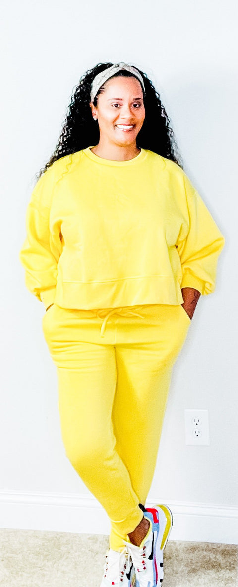 The Bubble Sleeve Jogger Set