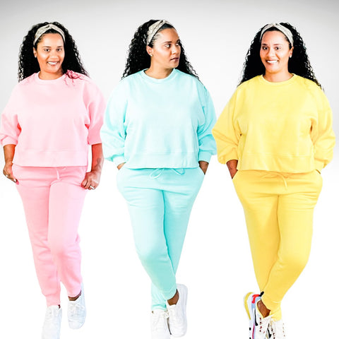 The Bubble Sleeve Jogger Set