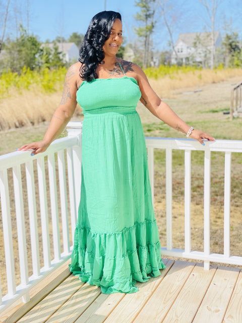 Summer Breeze Halter Dress