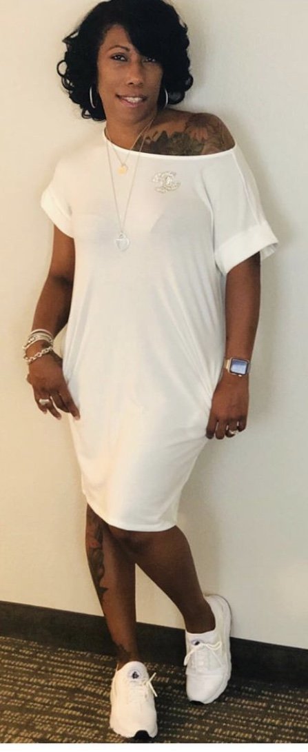 On the Go Round Neck Dress w/pockets