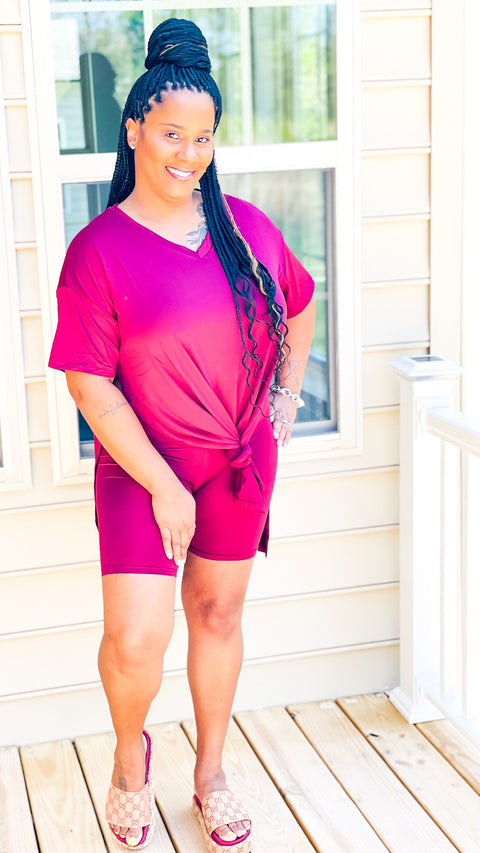 Cassidy Biker Short Set