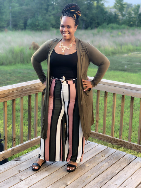 Knee length Cardigan-Curvy *Up to 3X