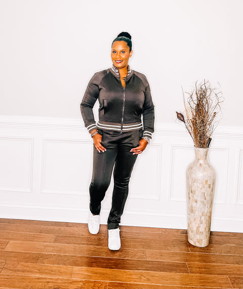 The Cold Shoulder 2pc tracksuit