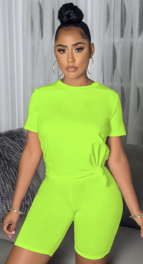 Chill Biker Short Set