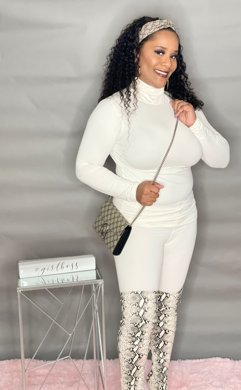 Mock Turtleneck Legging set